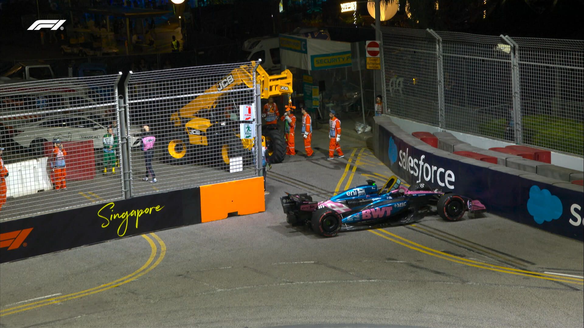 Pierre Gasly, fuera en la Q1 de Singapur (Fórmula 1)