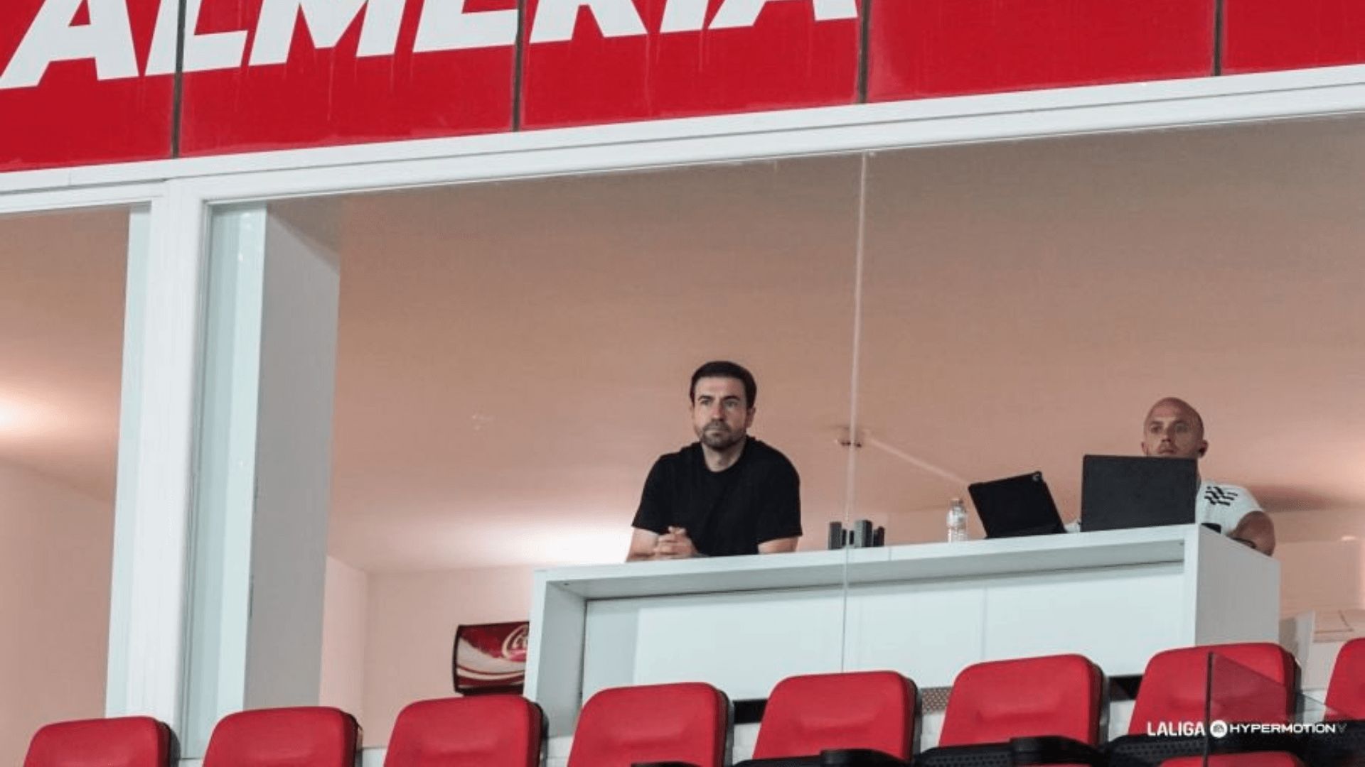  Gabi Fernández, en el Almería-Zaragoza.