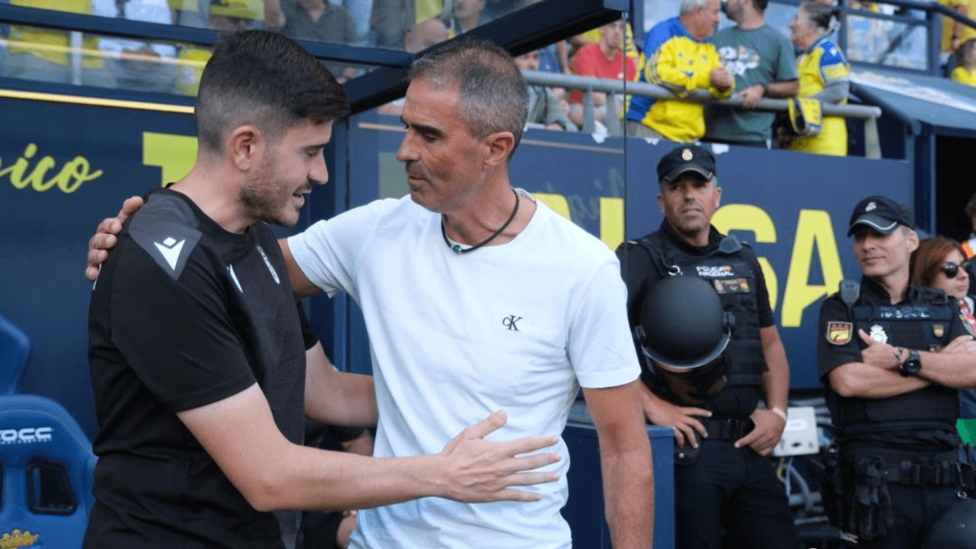 Gaizka Garitano, en el Cádiz-Ceuta.