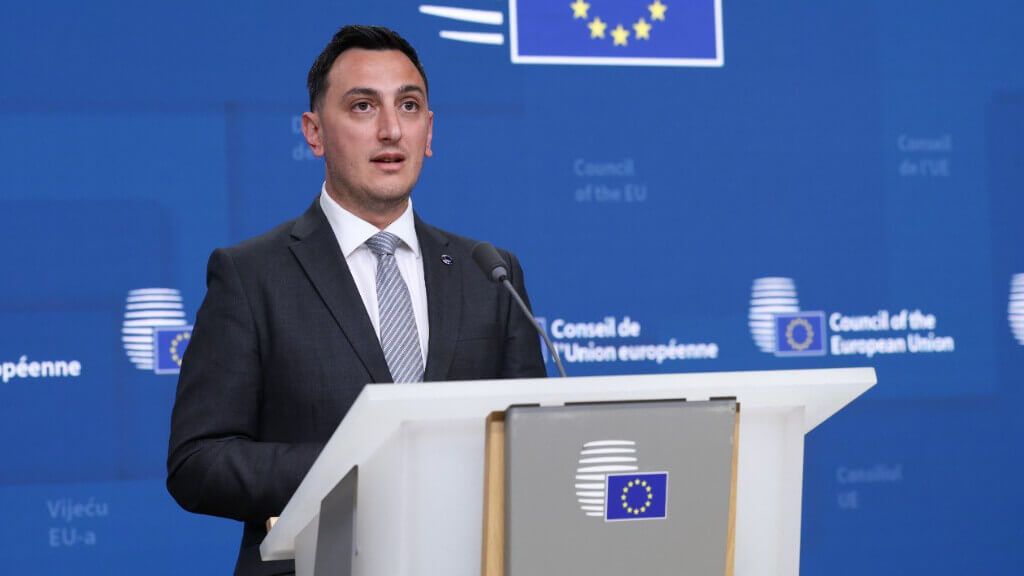 Glenn Micallef en un acto del Consejo Europeo ('X' @GlennMicallef)