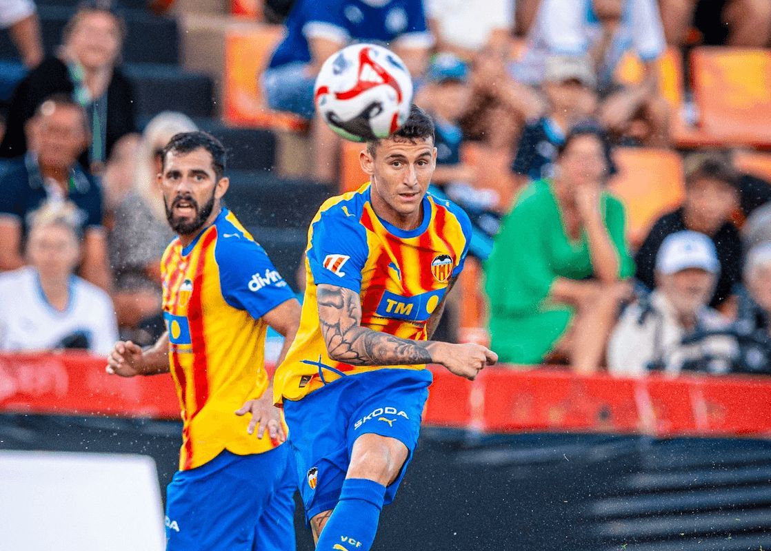 Gol de Dani Raba Valencia-Olympique de Marsella