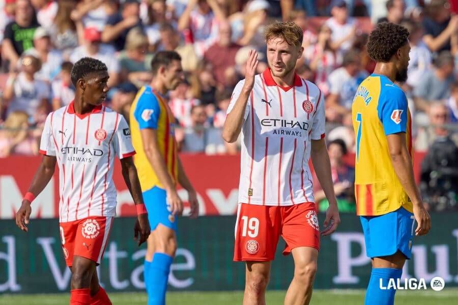  Gol de Vanat en el Girona-Valencia