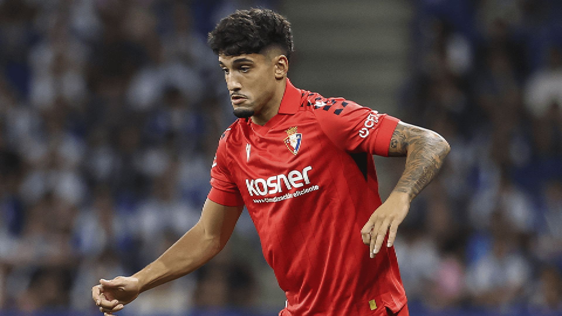  Iker Benito, en un partido con Osasuna.