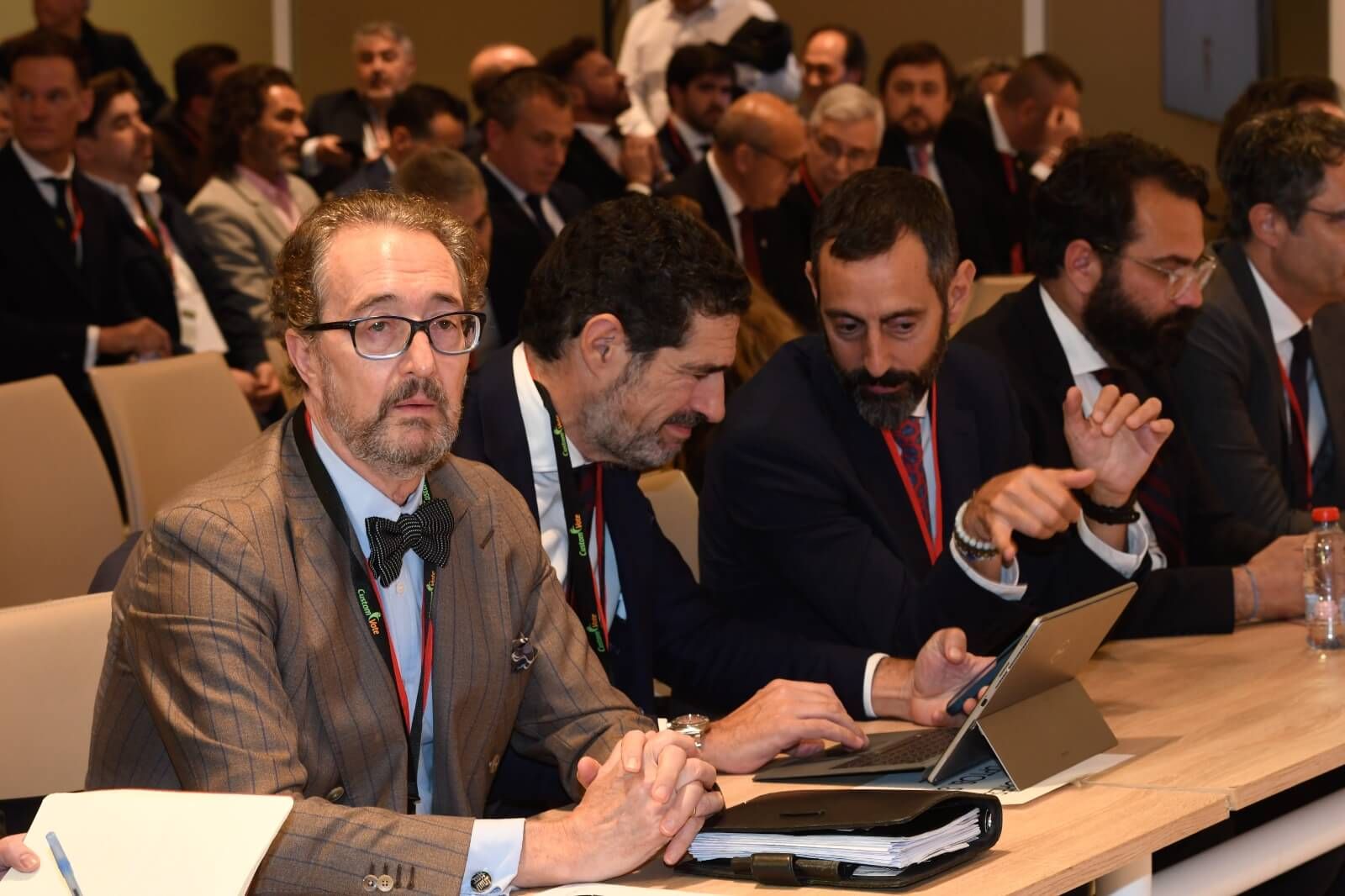  José González Dans, junto a Juan de Dios Crespo y Lucas Fernández de Bobadilla.