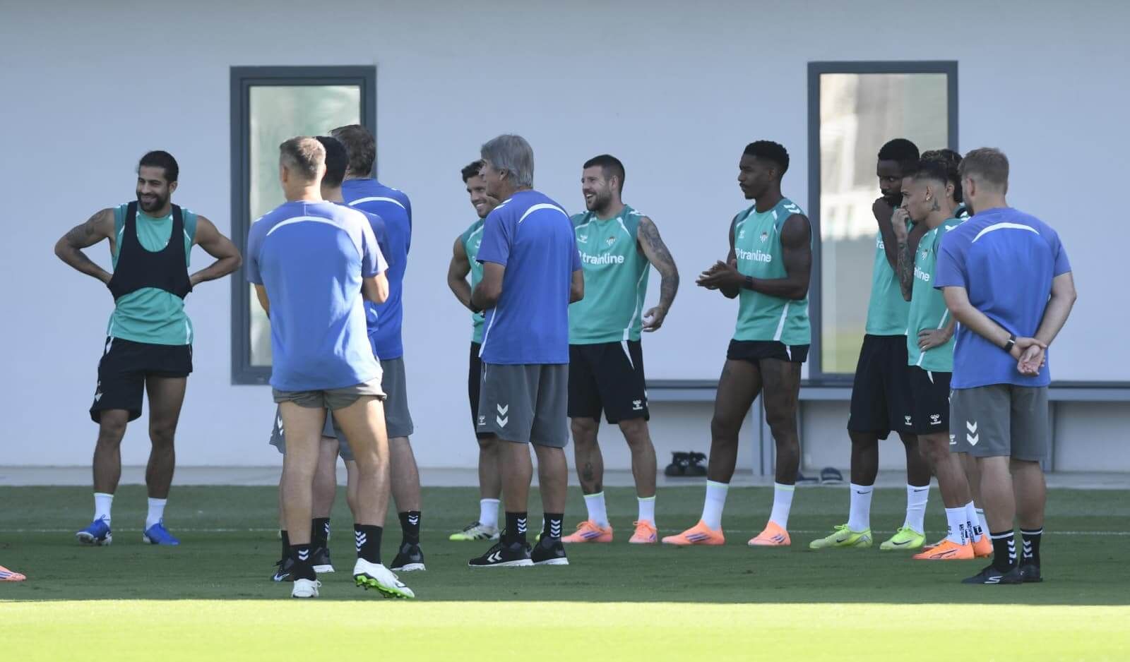  Manuel Pellegrini, en la sesión del viernes.