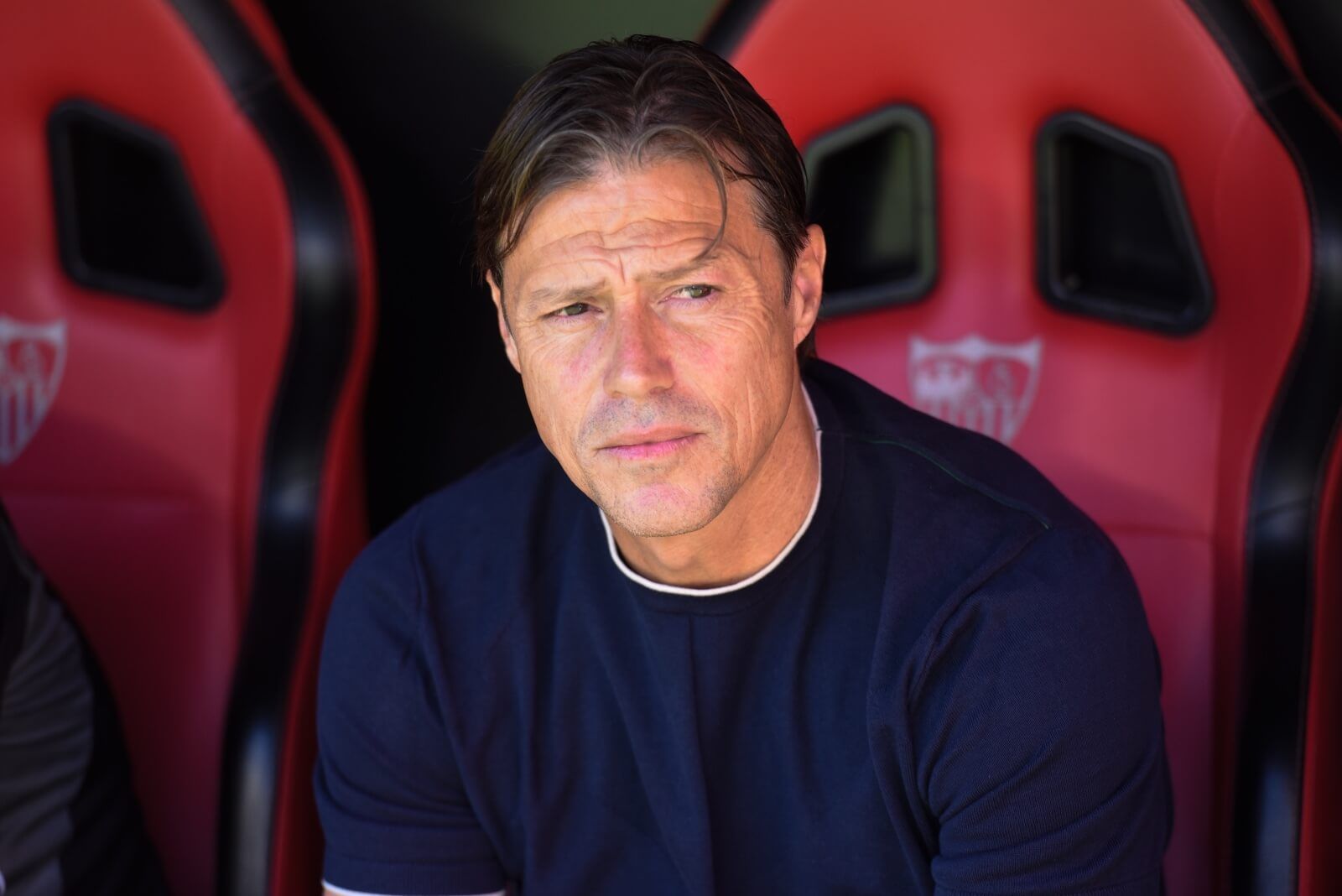  Matías Almeyda, ante el Mallorca.