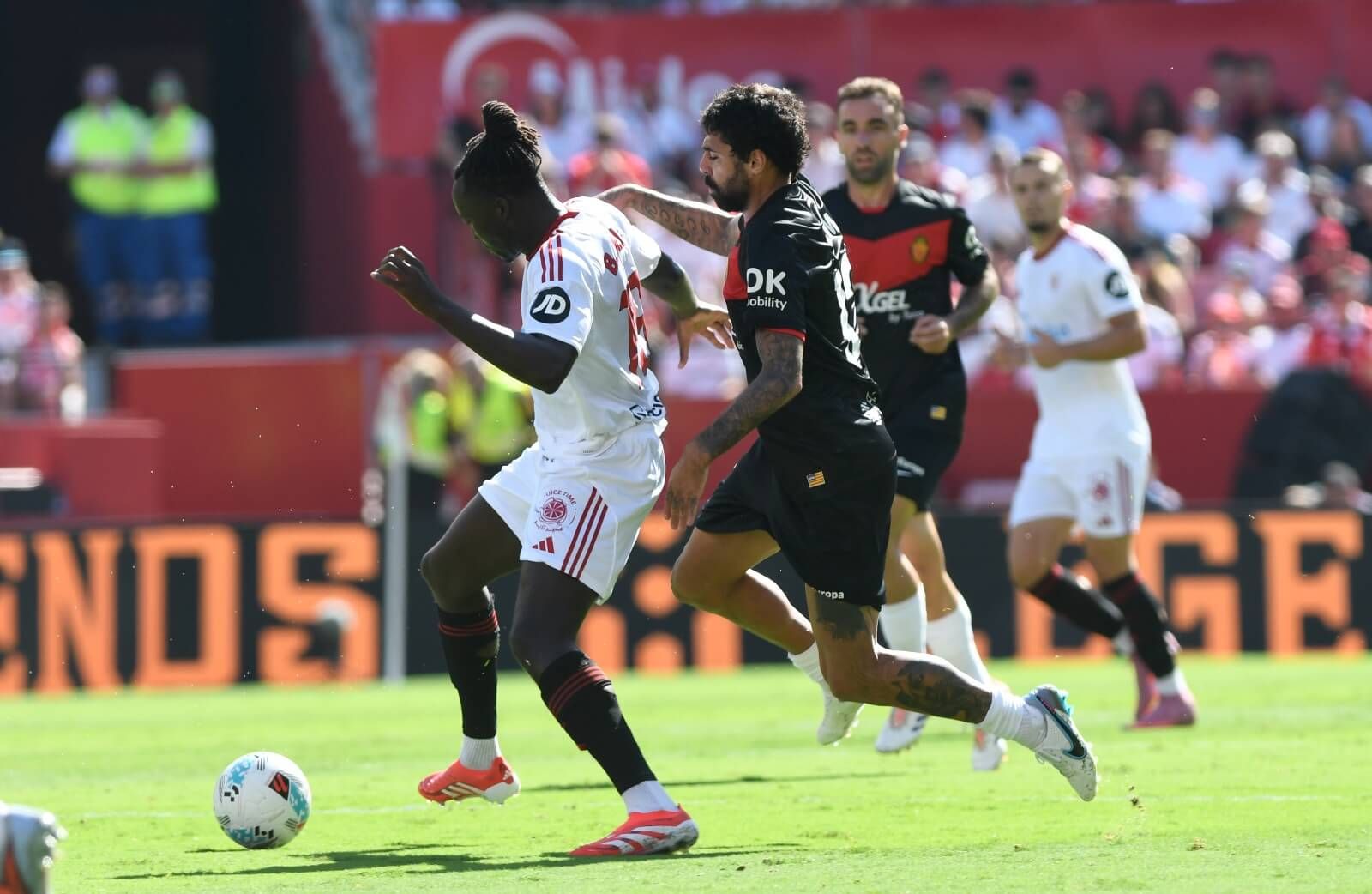 Batista Mendy, ante el Mallorca.