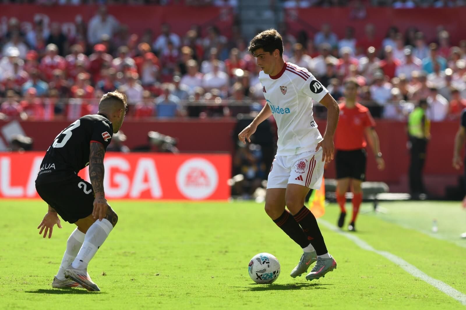  Juanlu Sánchez, ante el Mallorca.