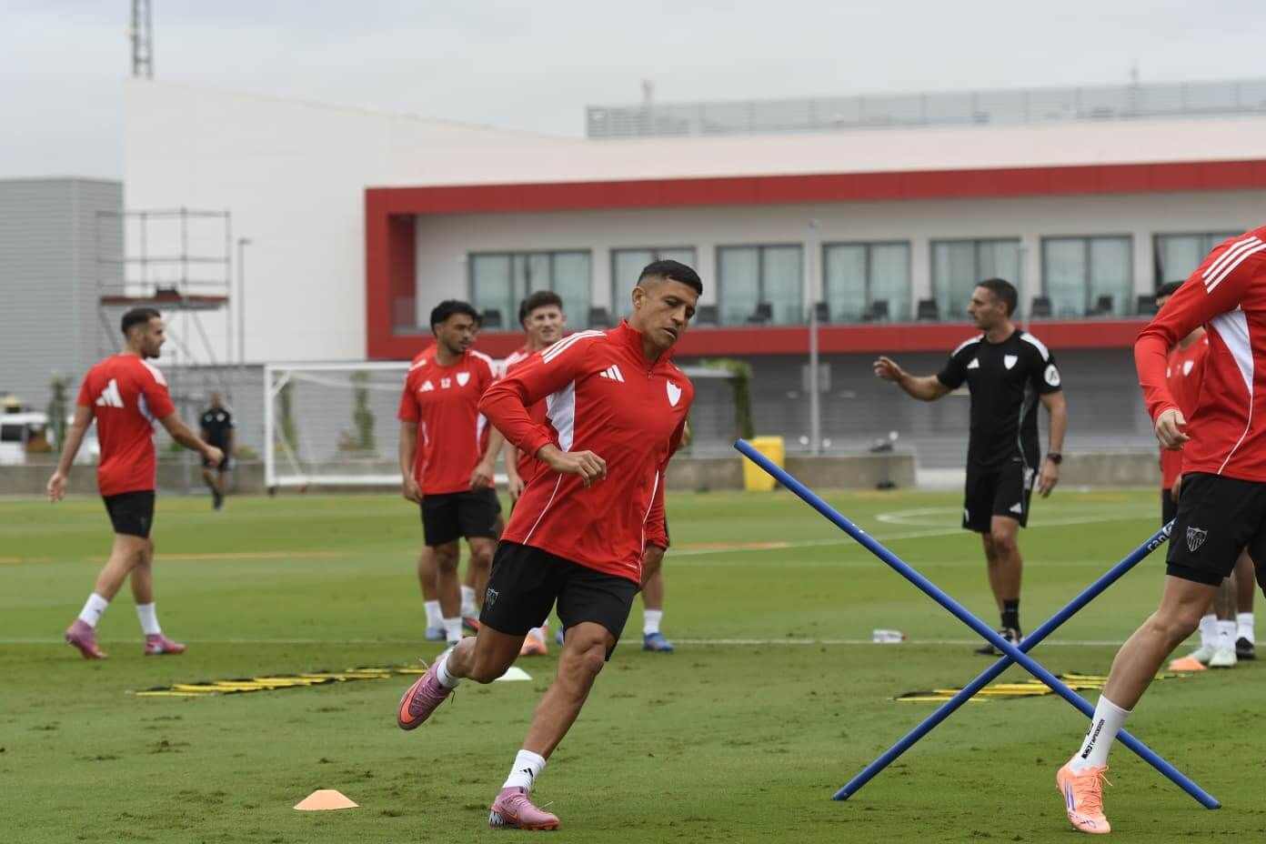  Alexis Sánchez, en la sesión del martes.