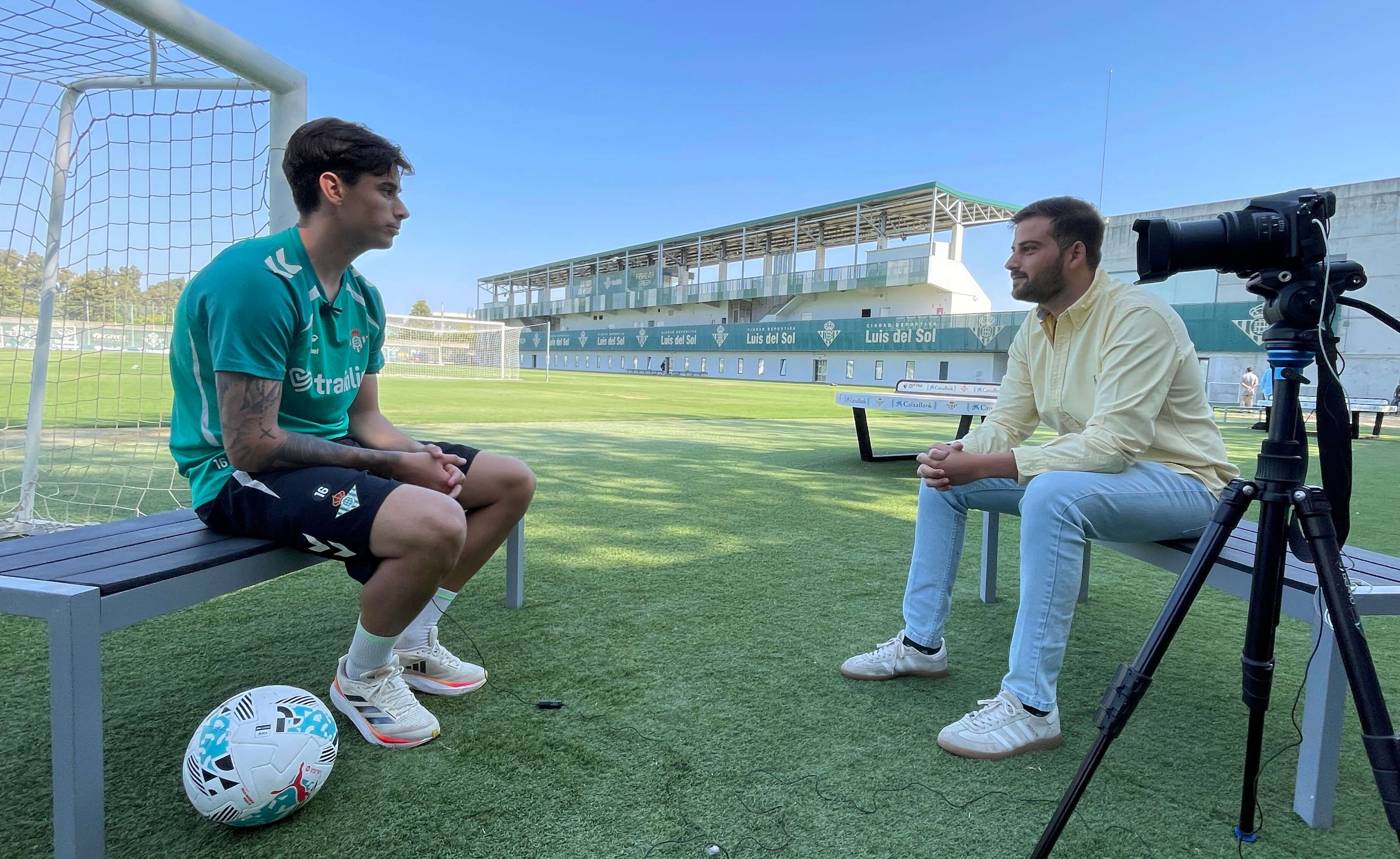 Valentín Gómez, en su entrevista para ElDesmarque