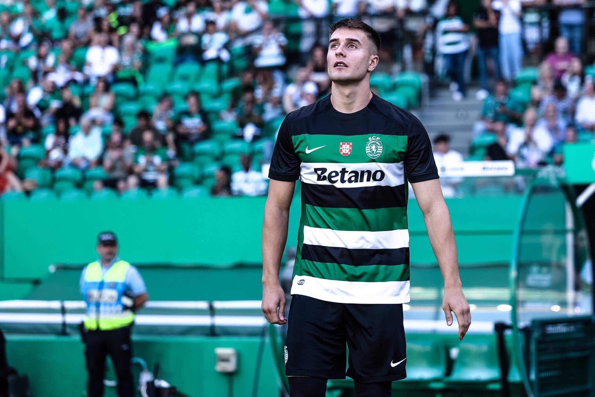  Iván Fresneda, con el Sporting esta temporada.