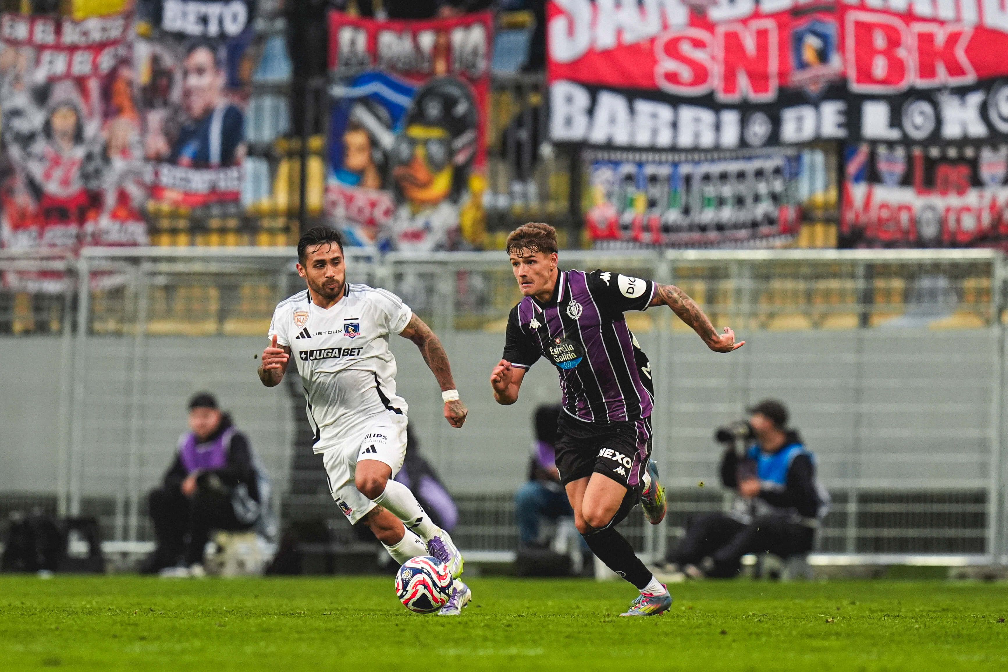  Iván Garriel, en el duelo ante Colo - Colo.