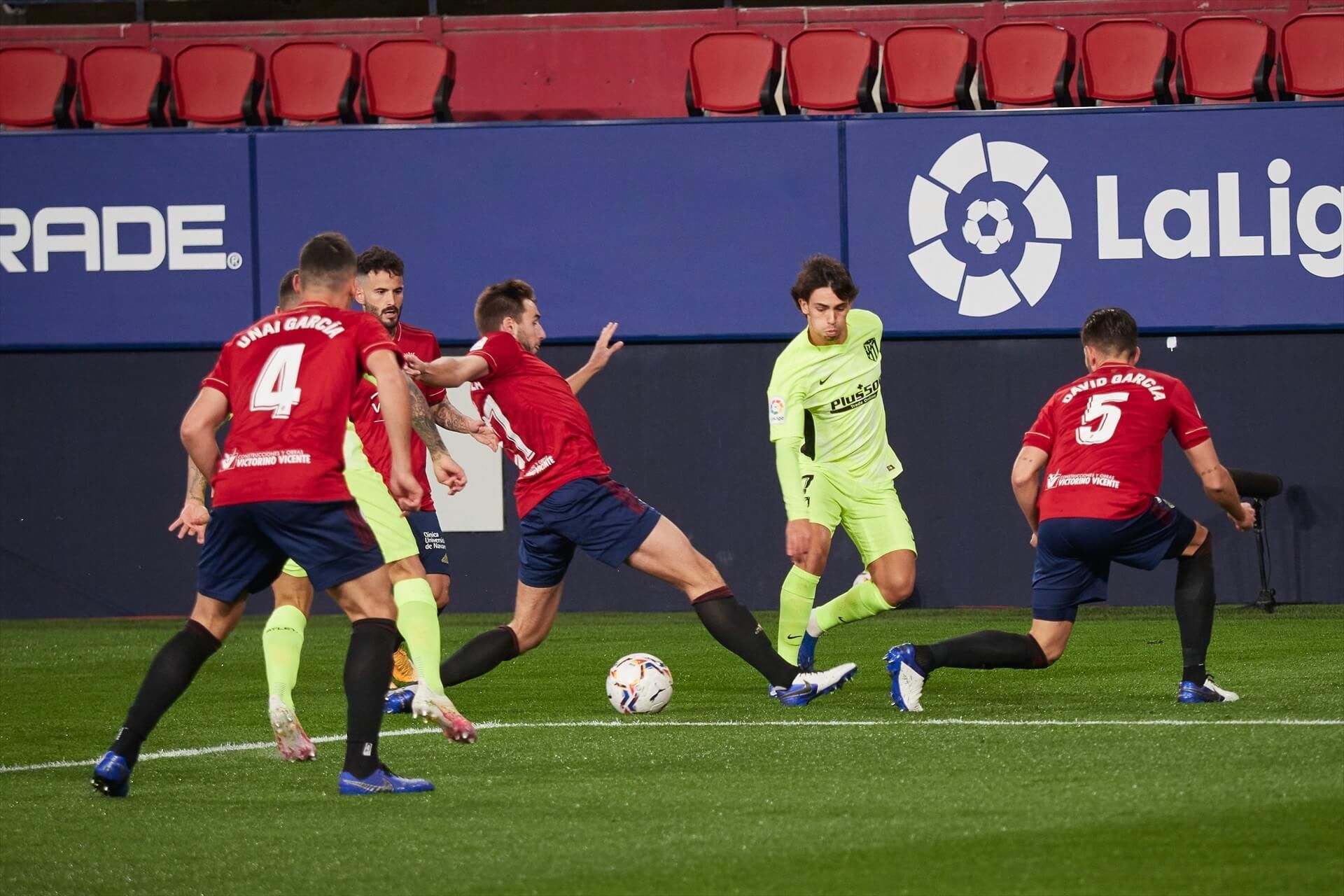 Joao Felix, delantero portugués, en un Osasuna - Atlético de Madrid