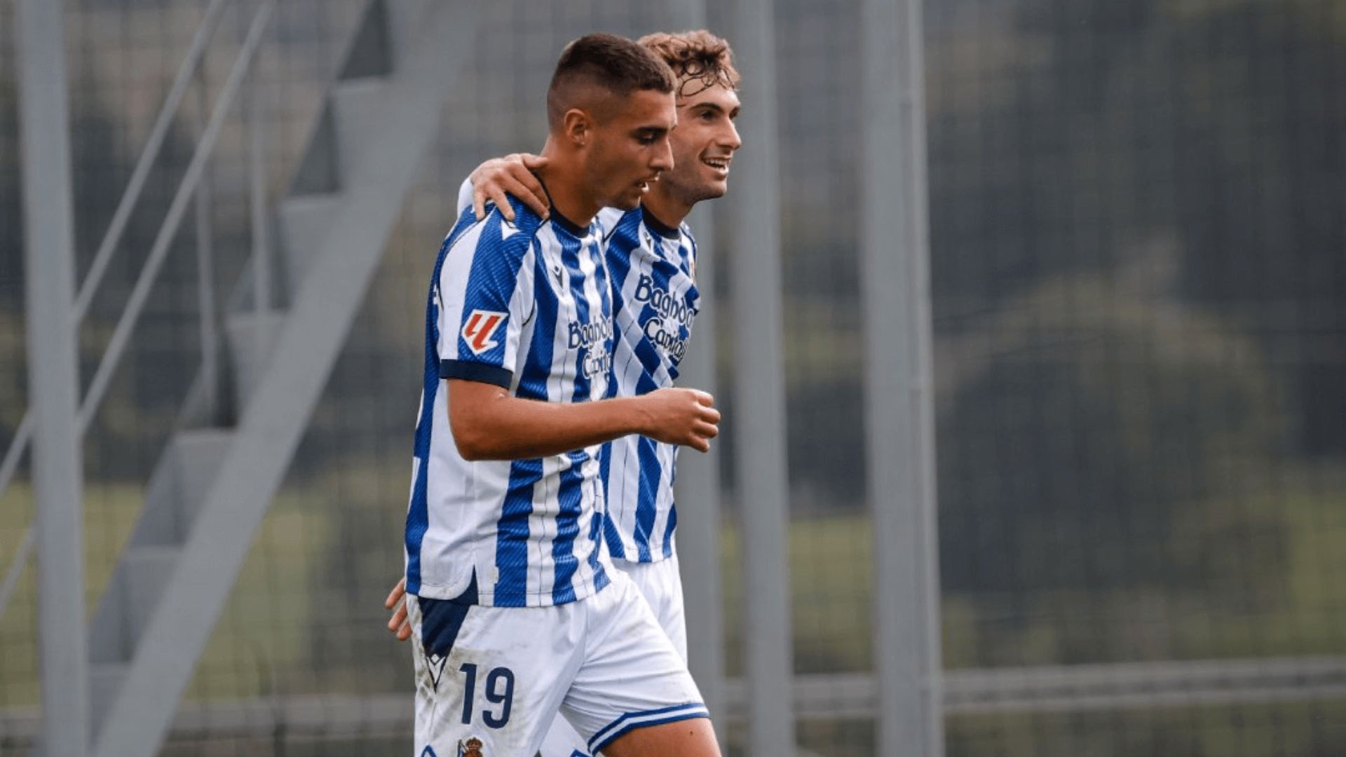 Jon Karrikaburu, en el Real Sociedad-Osasuna amistoso.