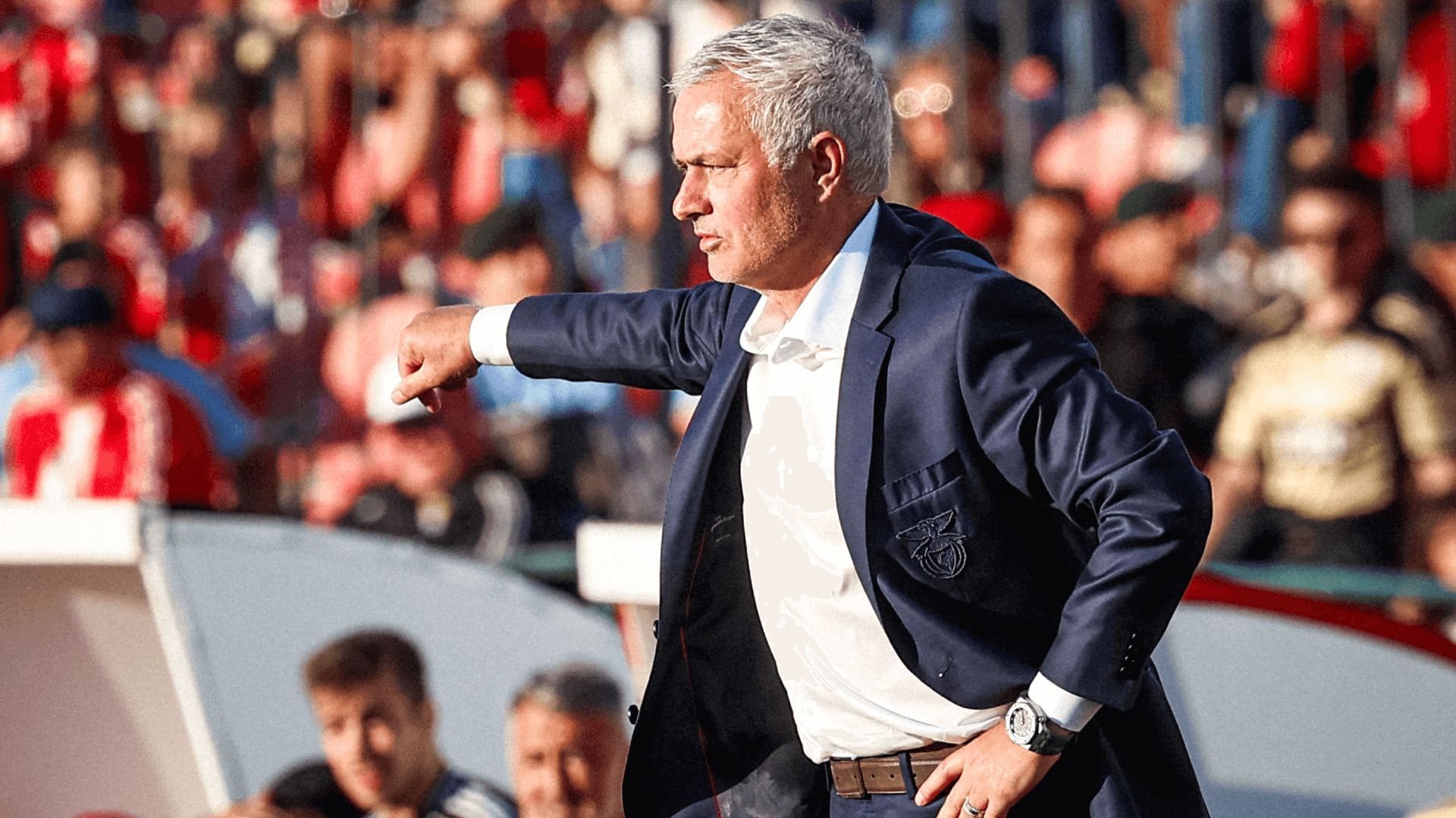  José Mourinho, en su debut con el Benfica.