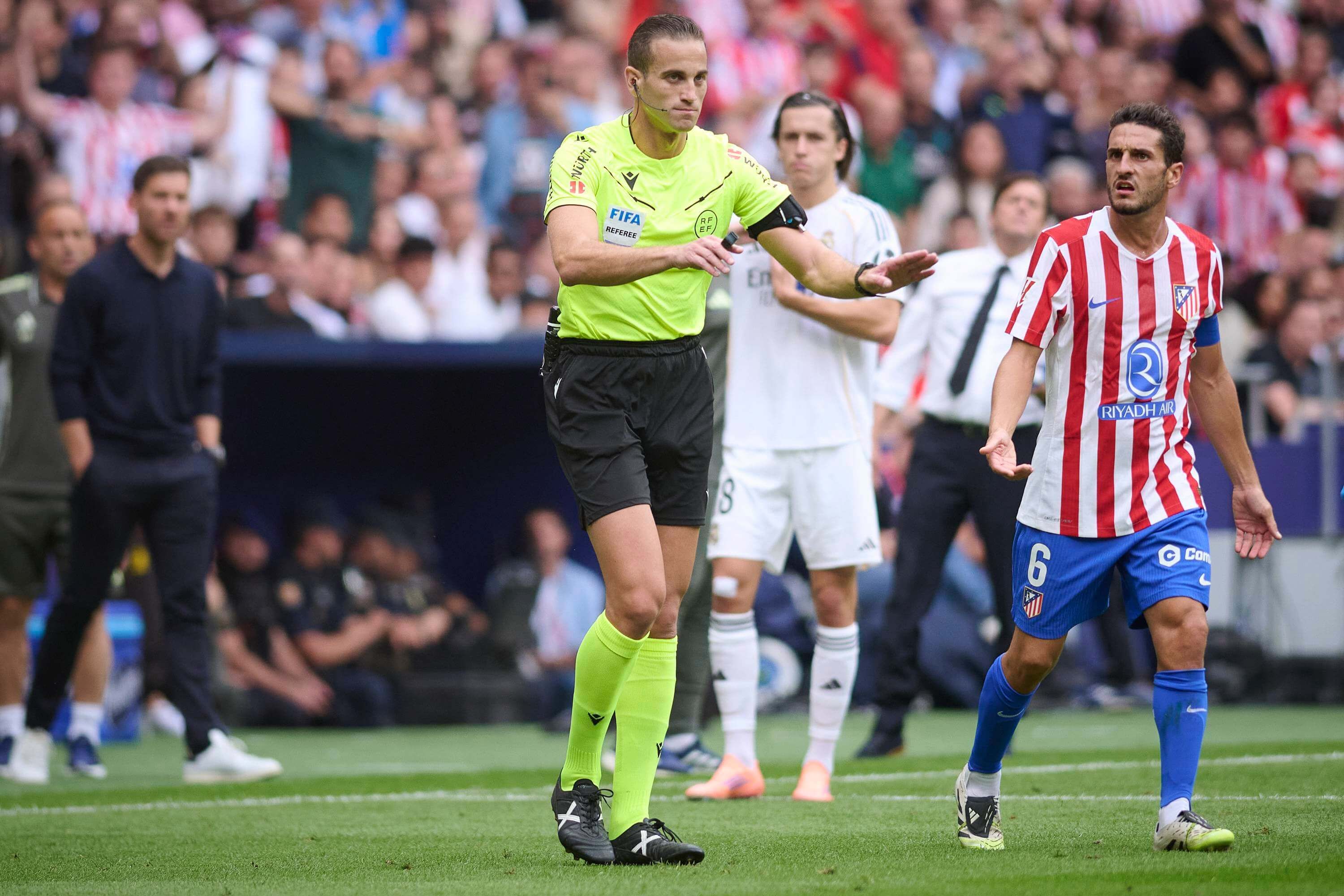 Alberola Rojas, en el derbi madrileño.