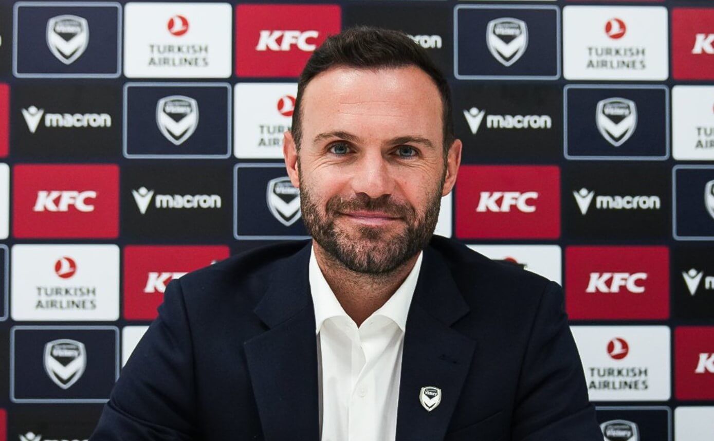 Juan Mata, nuevo jugador del Melbourne Victory (Foto: MV).