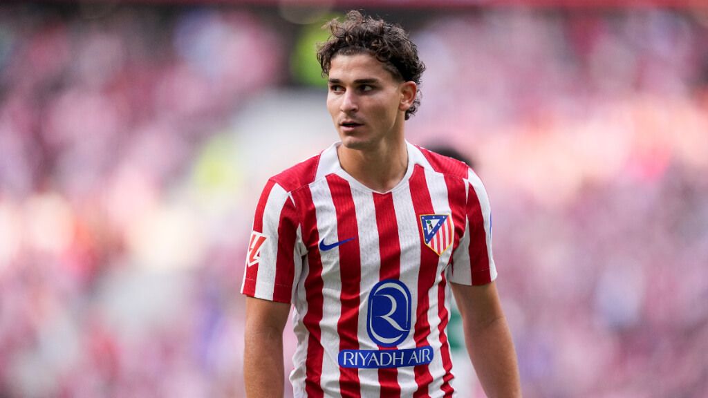 Julián Álvarez en un partido del Atlético de Madrid (Europa Press)