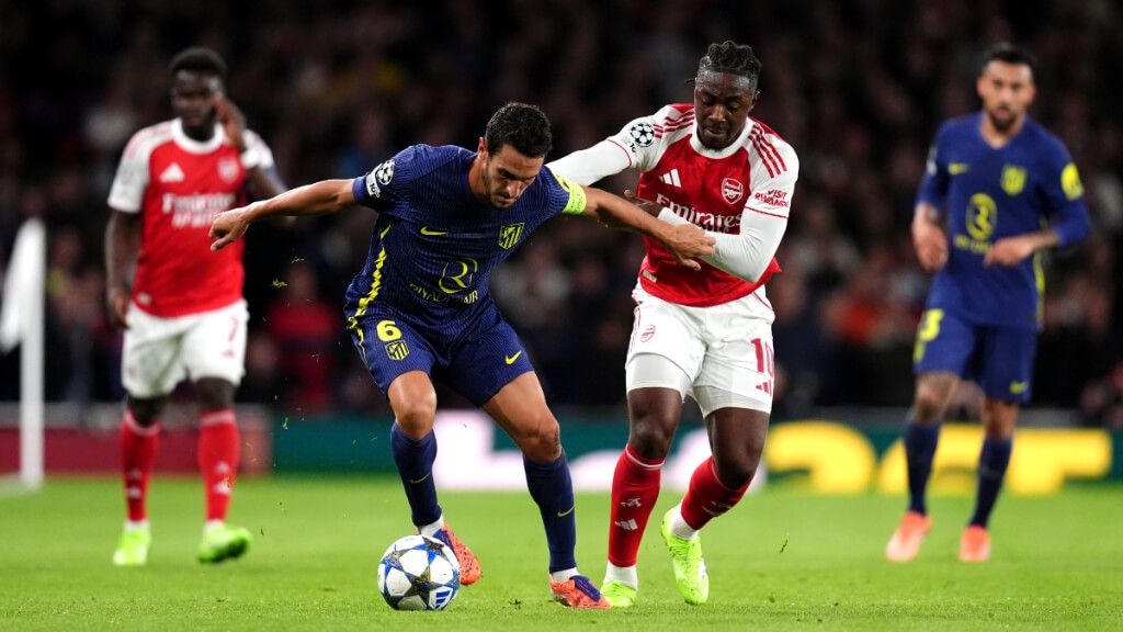  Koke durante el partido contra el Arsenal (Fuente: Europa Press)