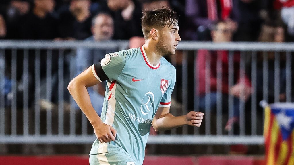 Ilias Kostis durante un partido del Atlético de Madrid (Fuente: Europa Press)