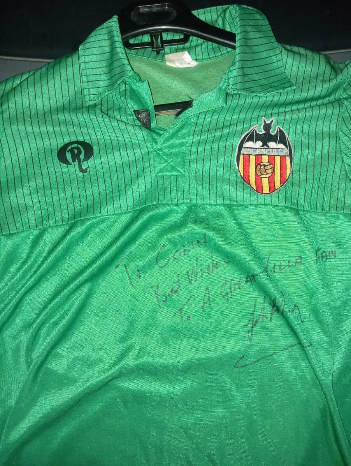  La camiseta encontrada de Sempere, portero del Valencia CF