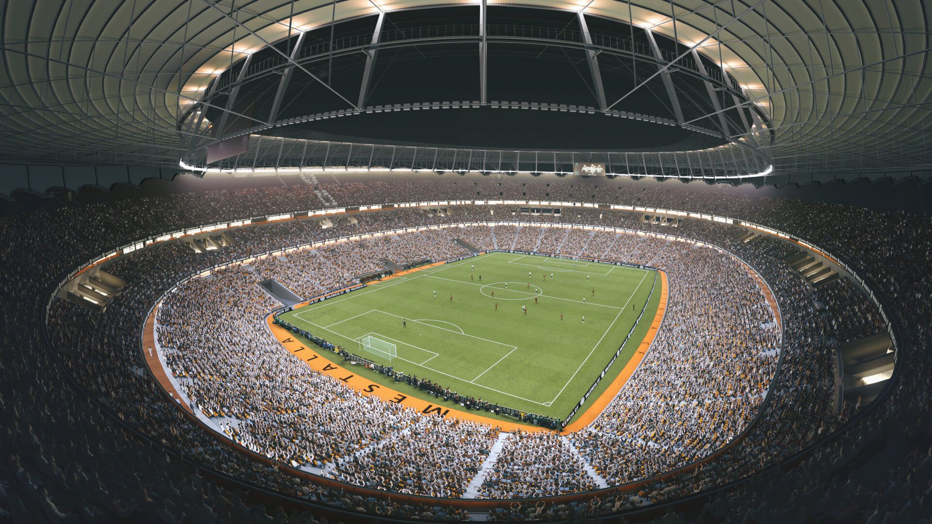 La pantalla estará entre el primer y el segundo anillo del Nou Mestalla