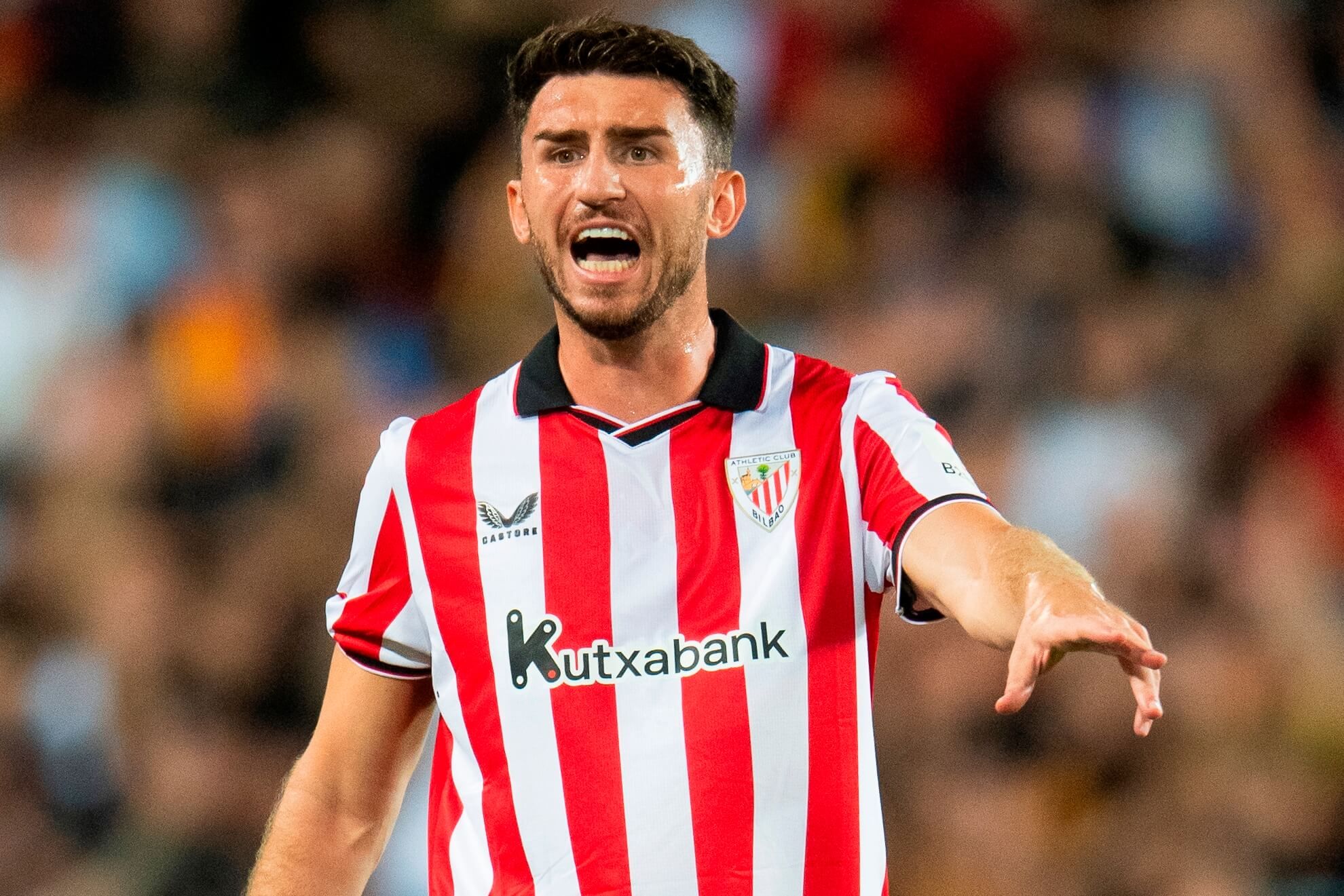 Aymeric Laporte, todo un líder vocal en el terreno de juego.