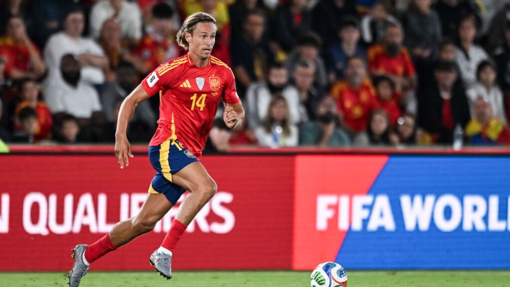 Marcos Llorente durante el partido contra Georgia (Fuente: Europa Press)