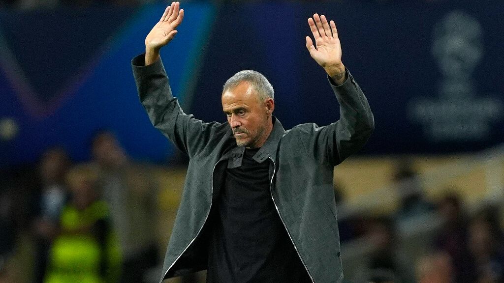 Luis Enrique en el Barça - PSG (Foto: Cordon Press)