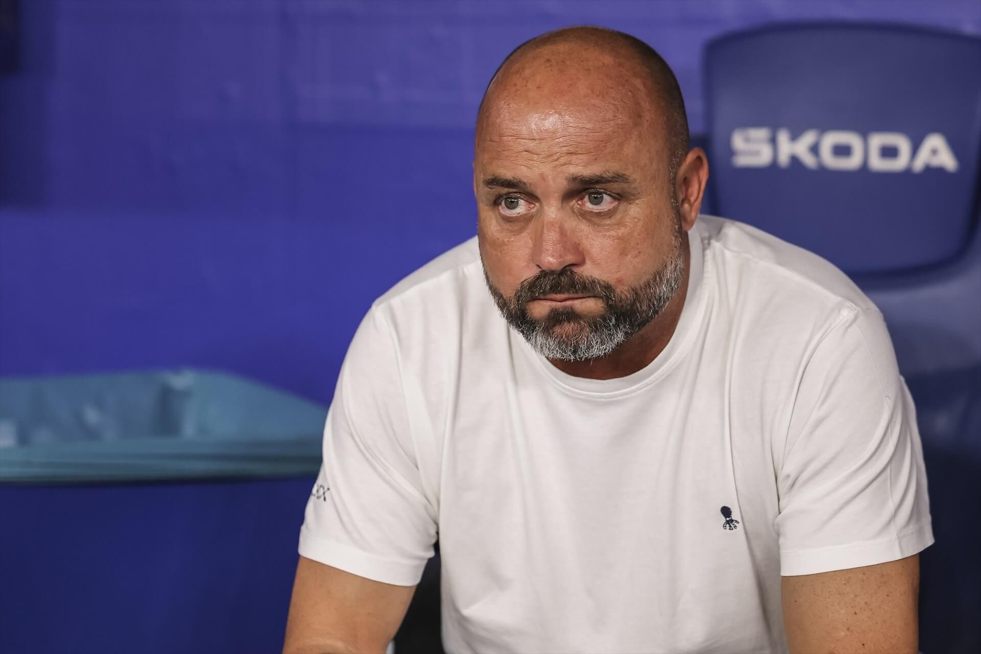  Manolo González, antes del Espanyol-Mallorca.