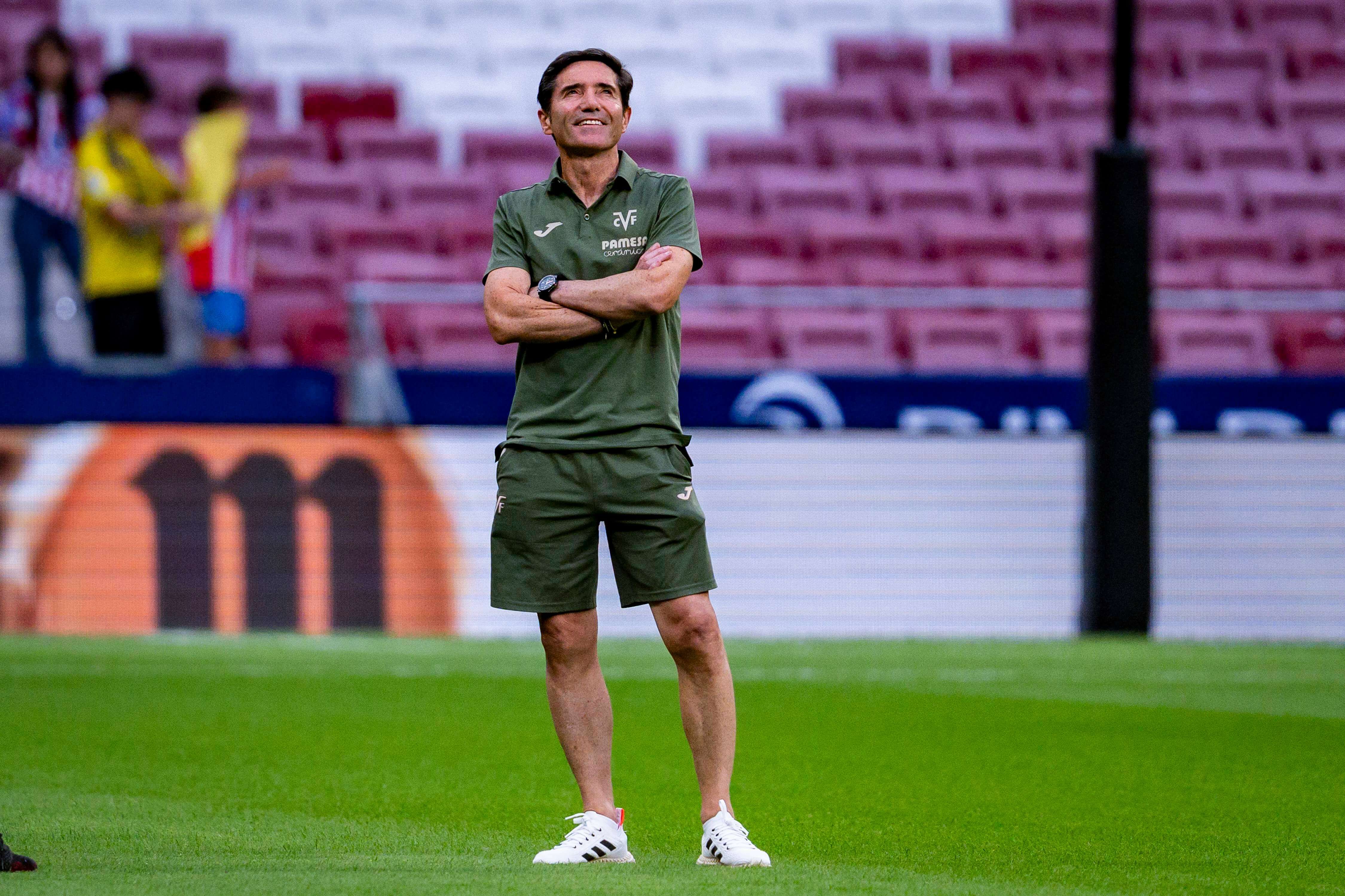  Marcelino García Toral, en un partido del Villarreal.