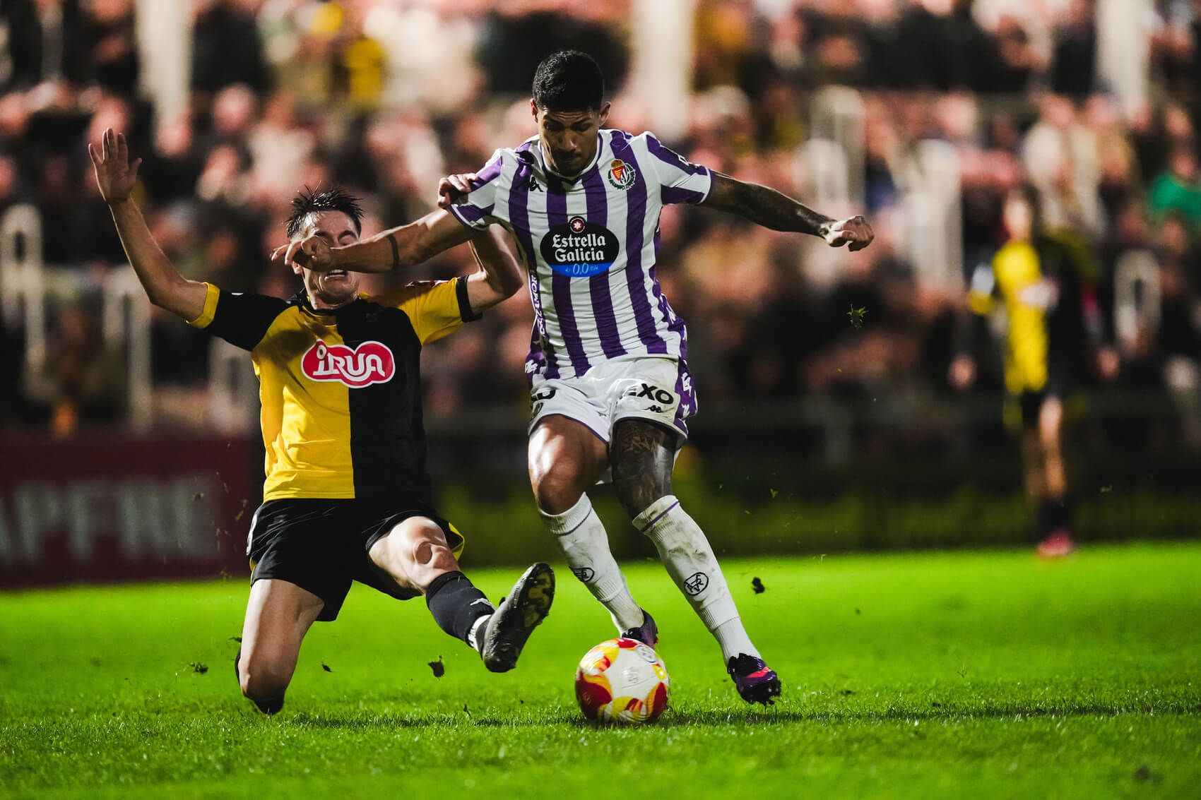 Marcos André, ante el Portugalete.