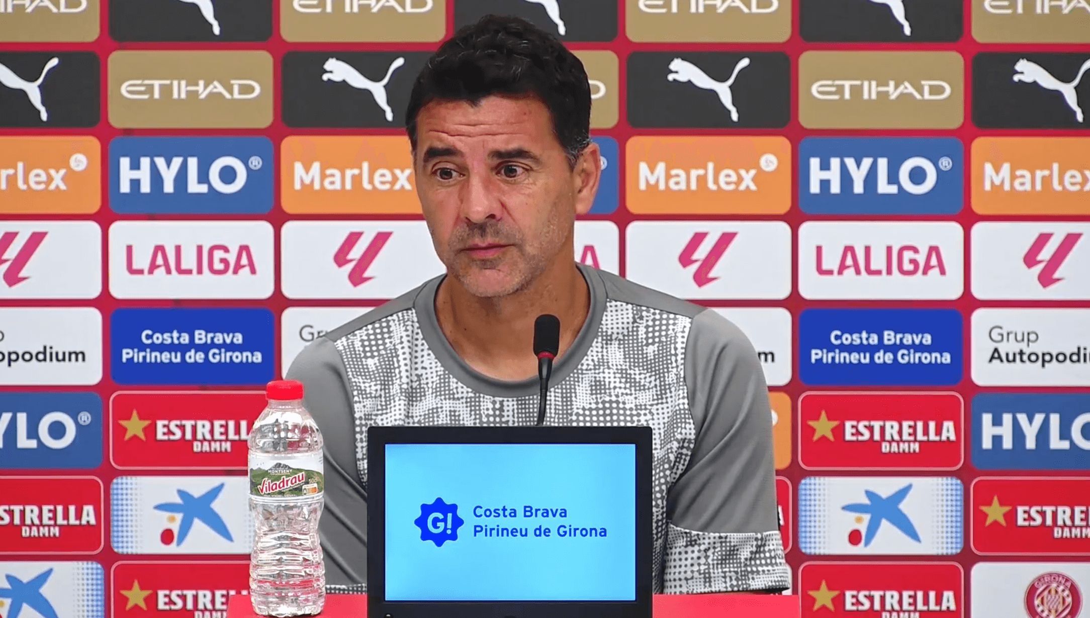 Míchel Sánchez, entrenador del Girona