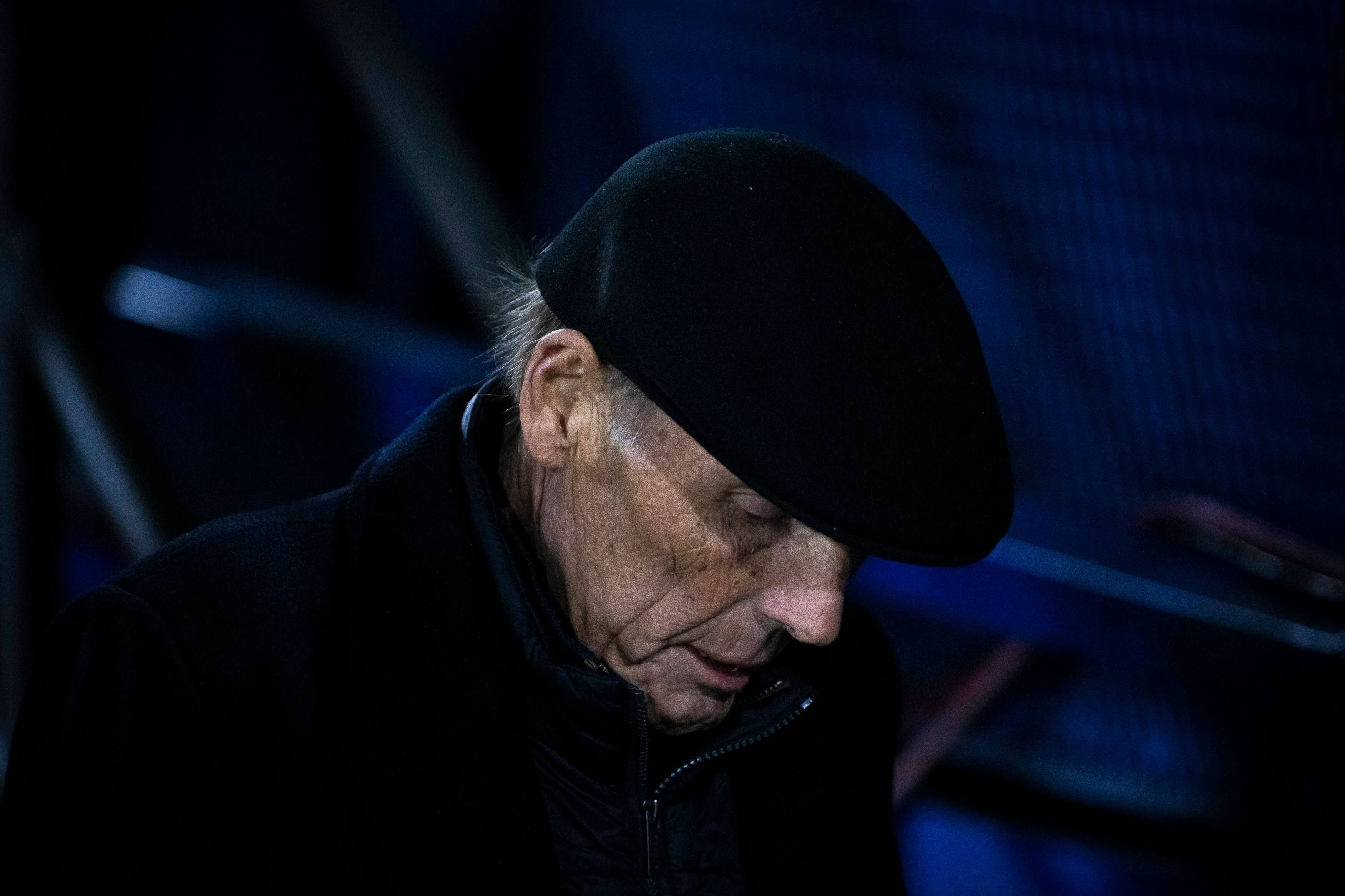 Miguel Ángel Russo, durante un partido con Boca Juniors.