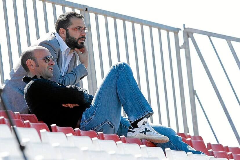 Monchi y Víctor Orta cuando trabajaban juntos en el Sevilla.