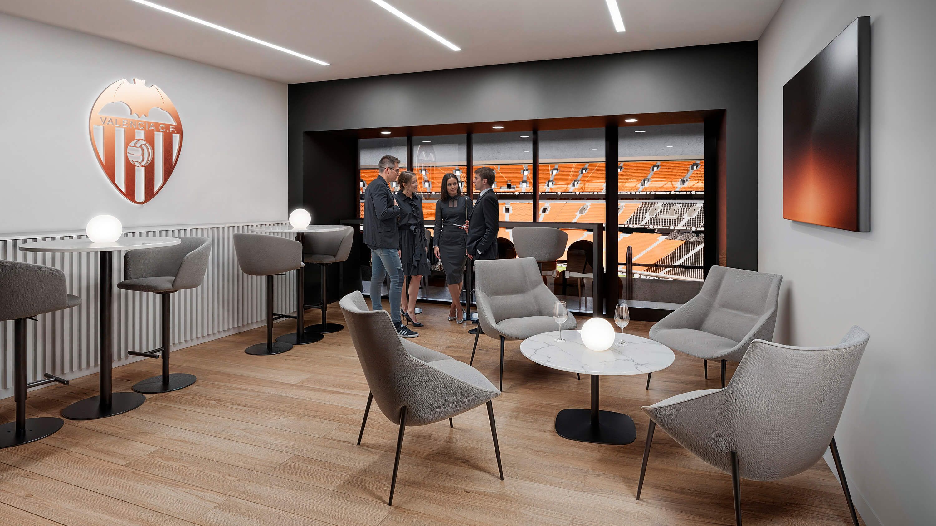 Nou Mestalla, zonas VIP de Hospitality