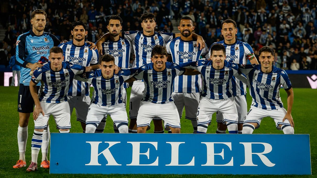  Once txuri urdin ante el Sevilla.