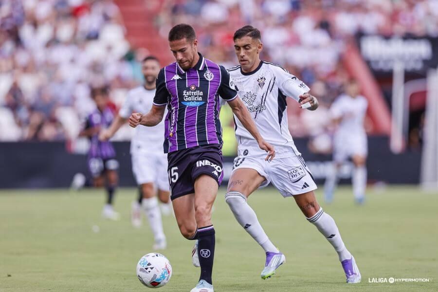  Pablo Tomeo, ante el Albacete.