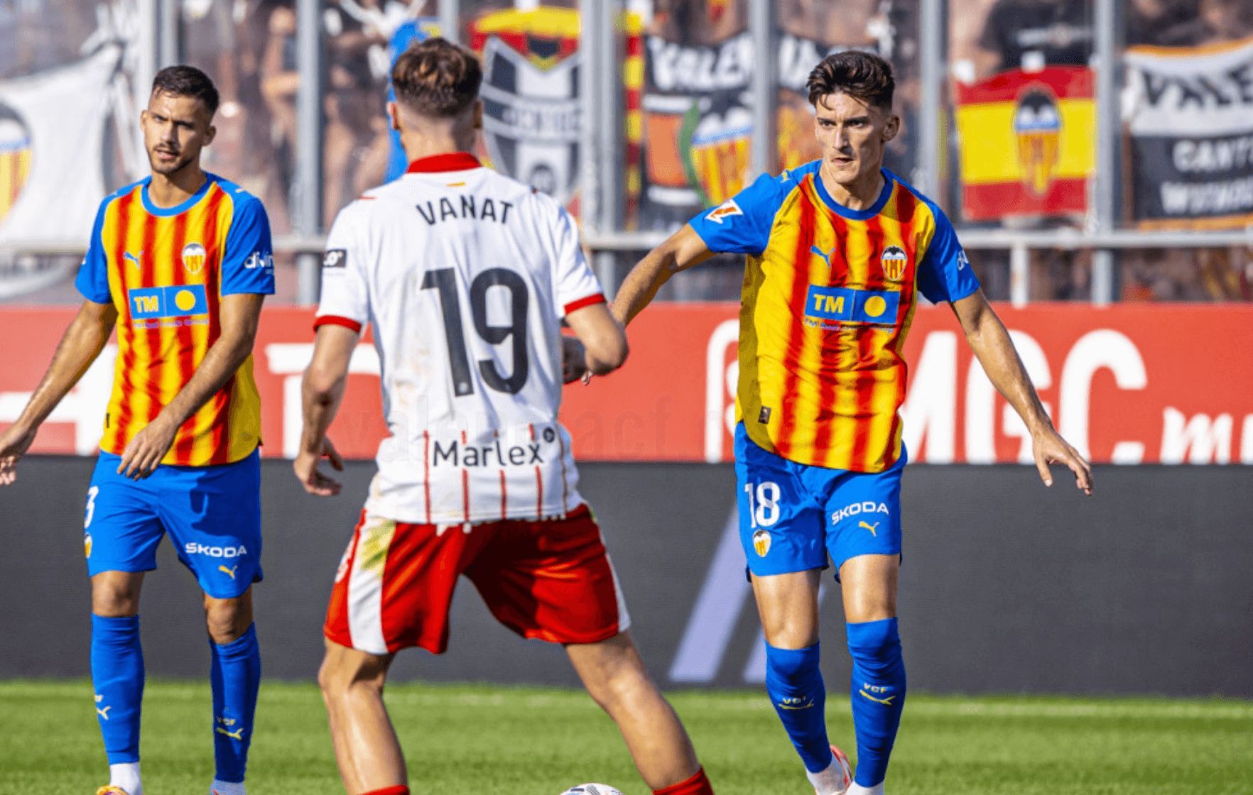 Pepelu en el Girona-Valencia CF