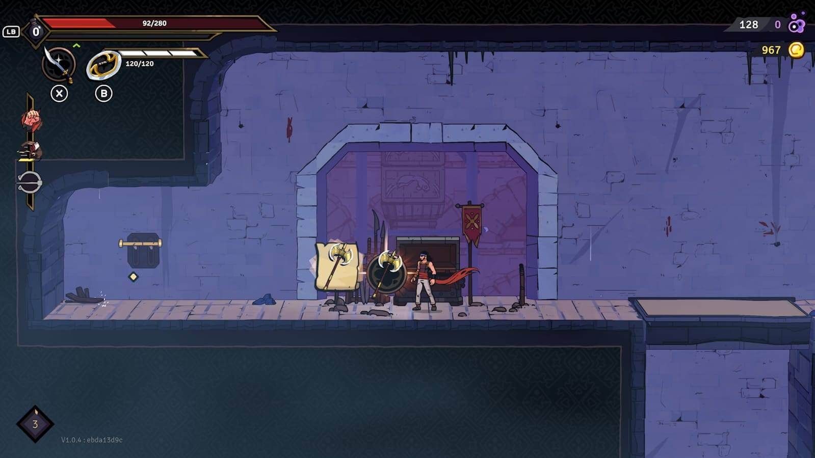 Desde la primera run de The Rogue Prince of Persia se nota la evolución