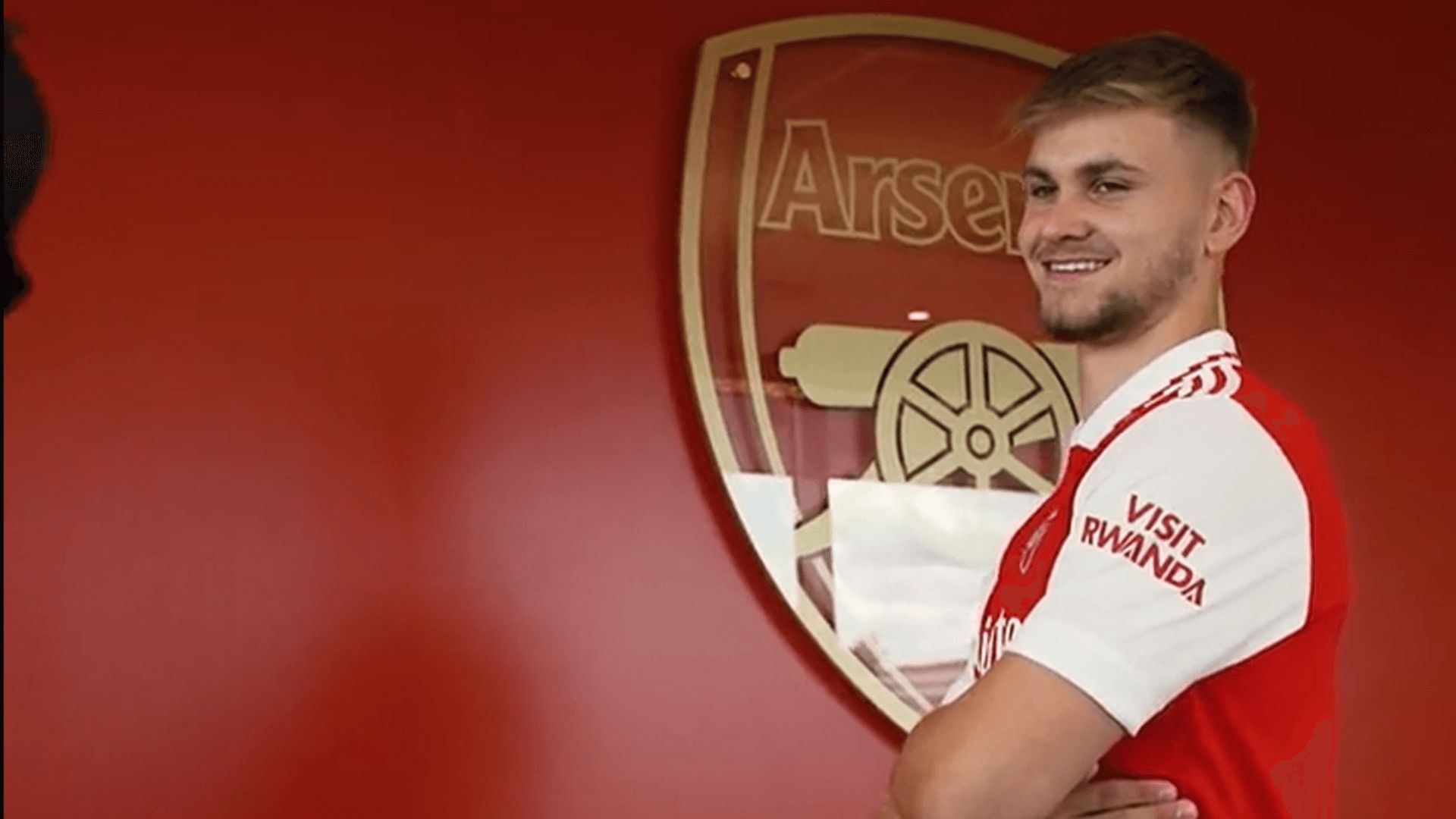 Billy Vigar, durante su etapa en el Arsenal.