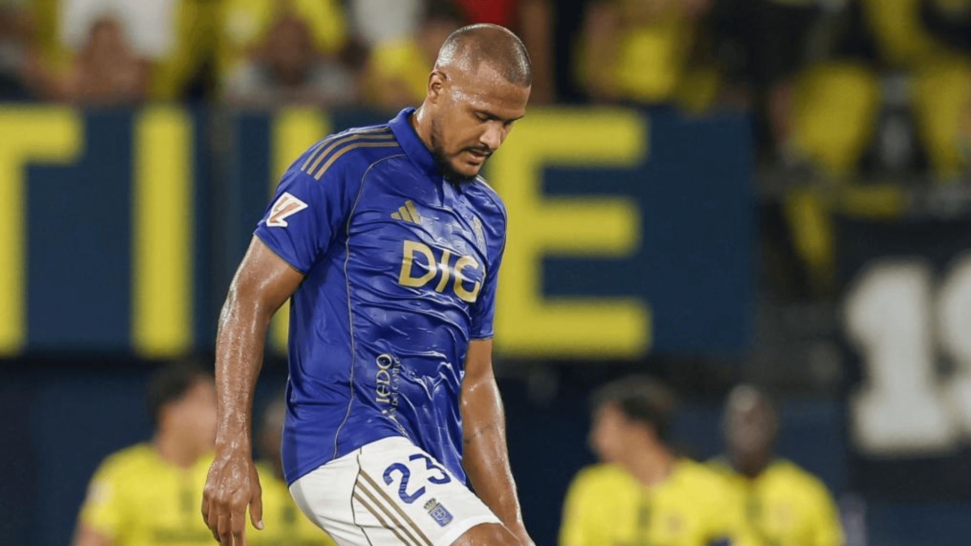 Solomón Rondón, en un partido con el Real Oviedo.