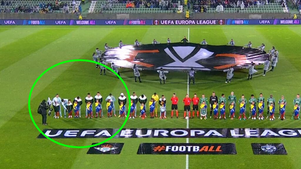 El detalle previo al Ludogorets - Betis.