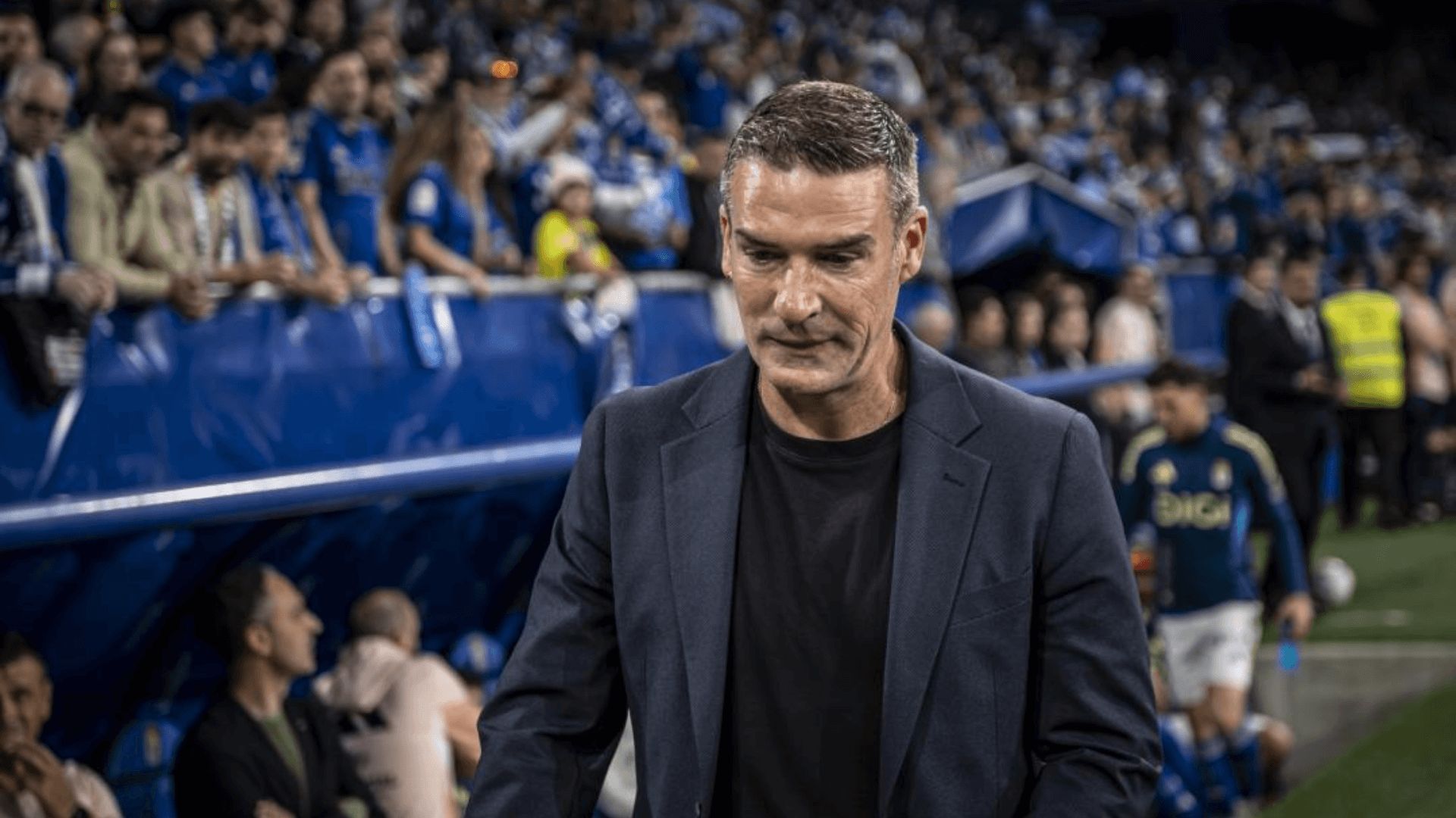  Luis Carrión, en el Real Oviedo-Espanyol.