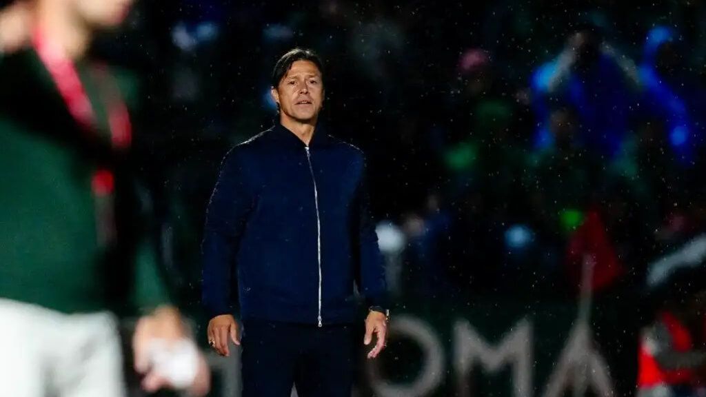  Matías Almeyda, ante el Toledo.