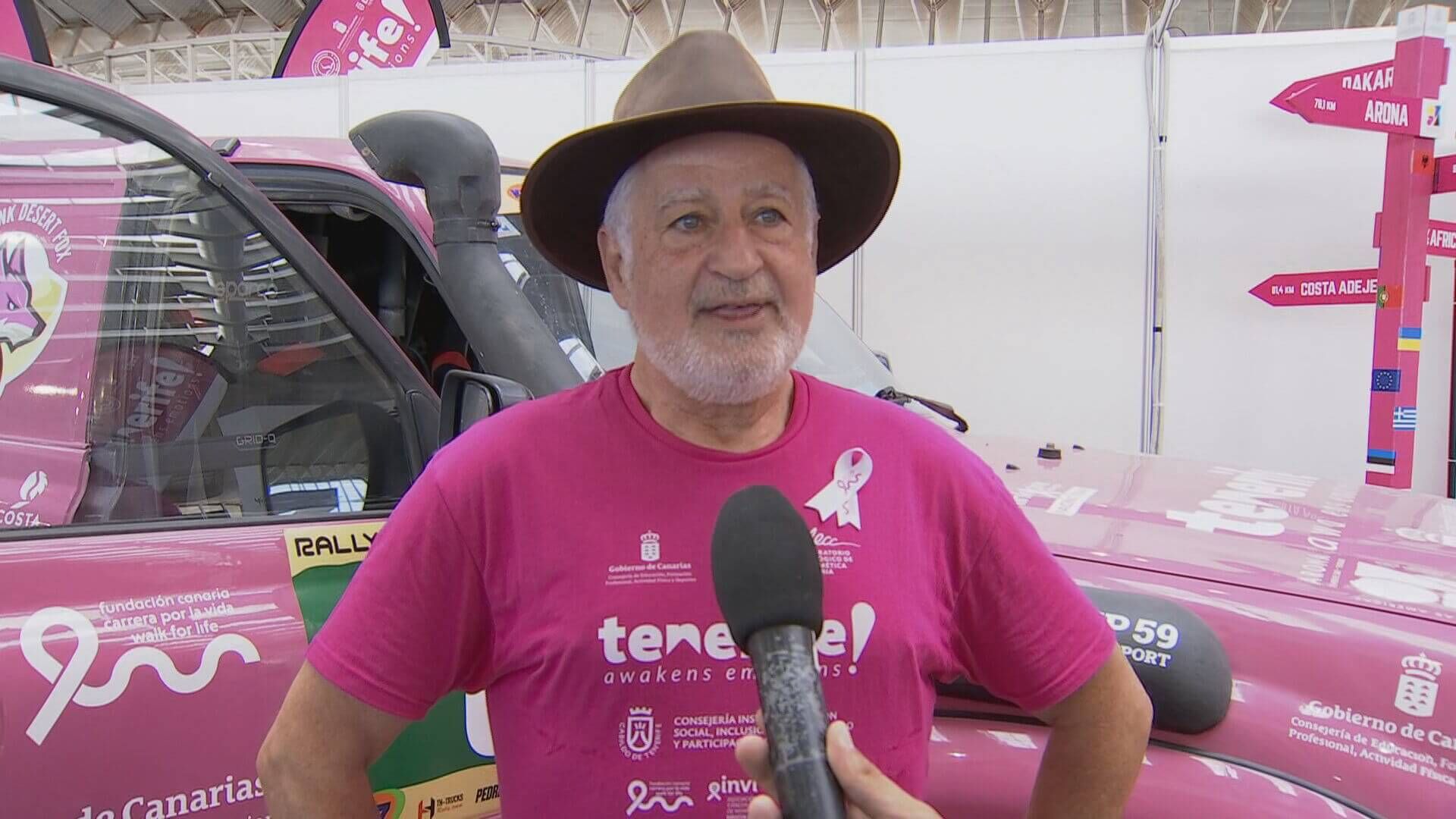 El piloto Rafa Lesmes, en ExpoDeca