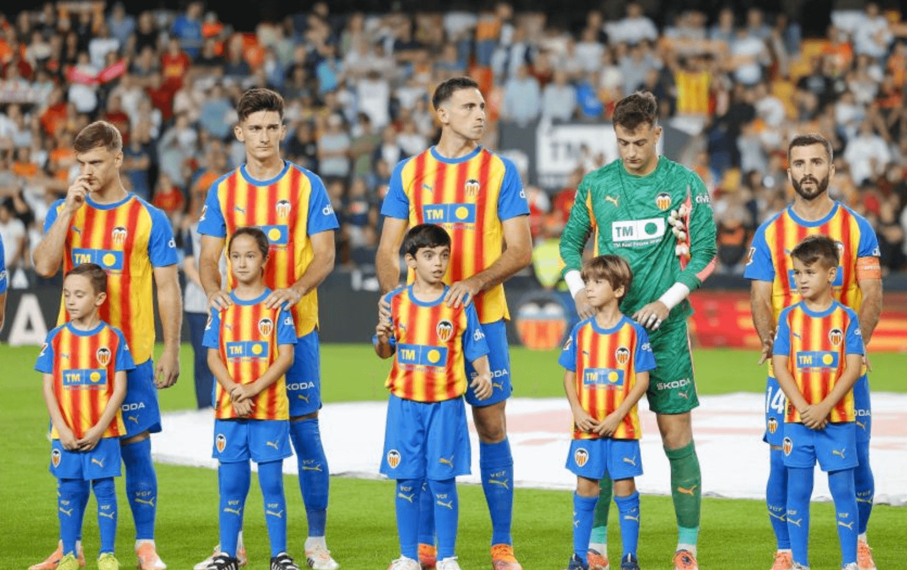 Recuerdo a la DANA en Mestalla