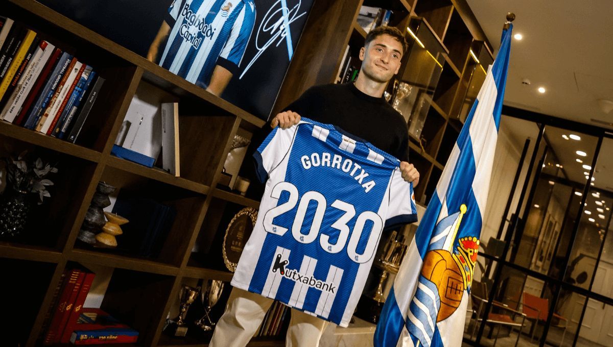 Renovación de Jon Gorrotxategi con la Real Sociedad (Foto: Real Sociedad).