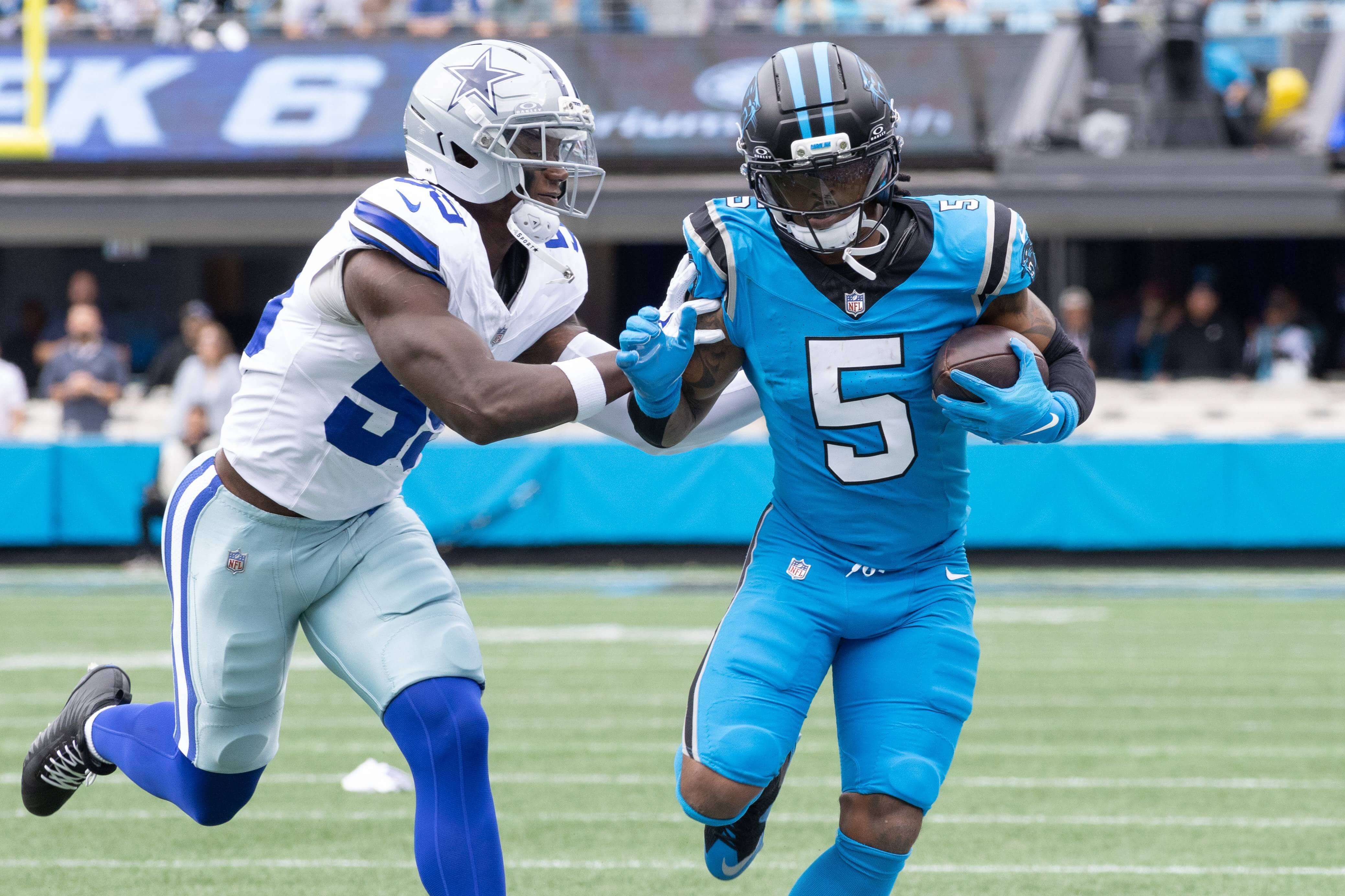 Rico Dowdle en el Dallas Cowboys - Carolina Panthers