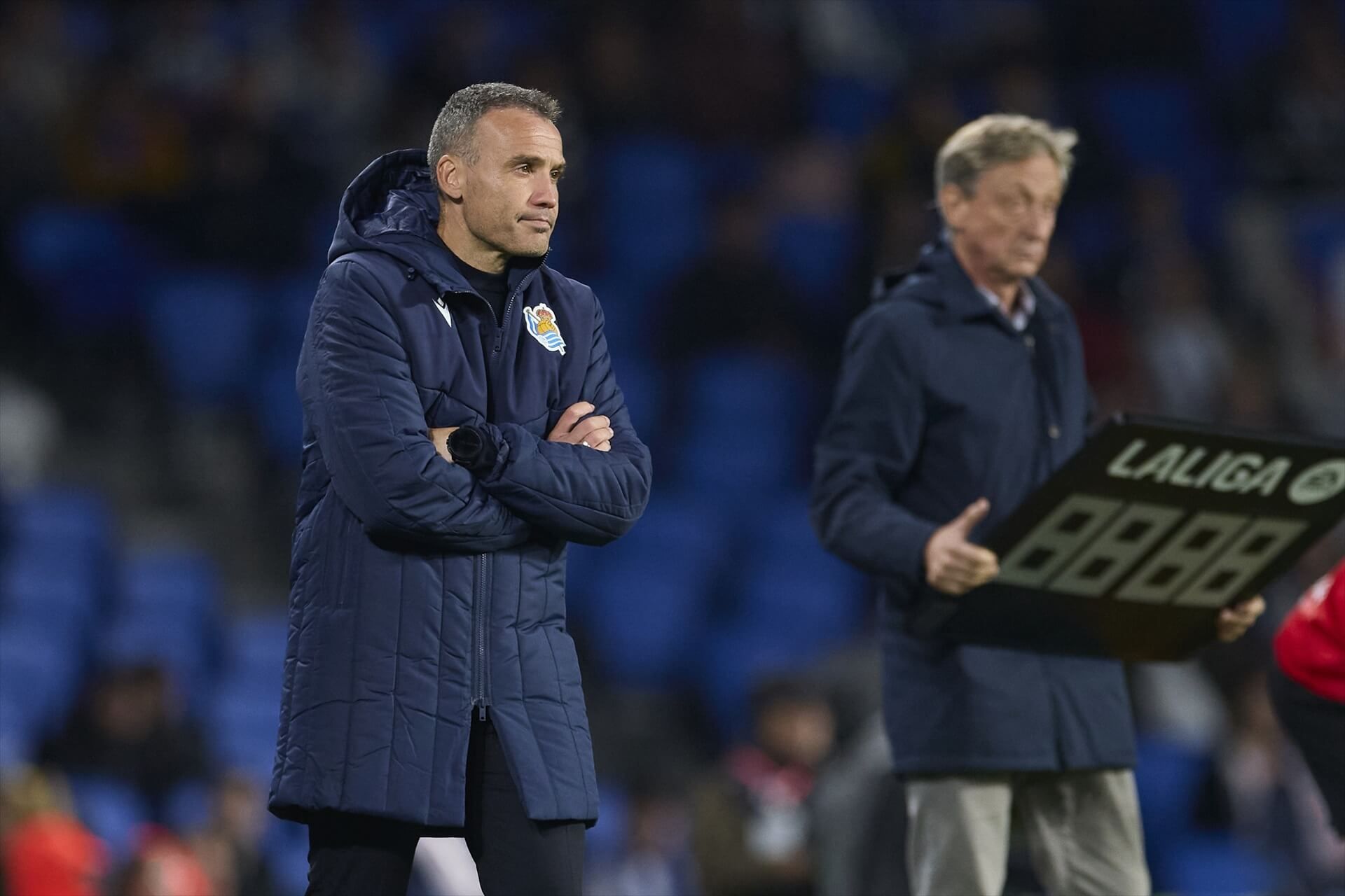 Sergio Francisco, durante un partido con la Real Sociedad (Foto: Europa Press).